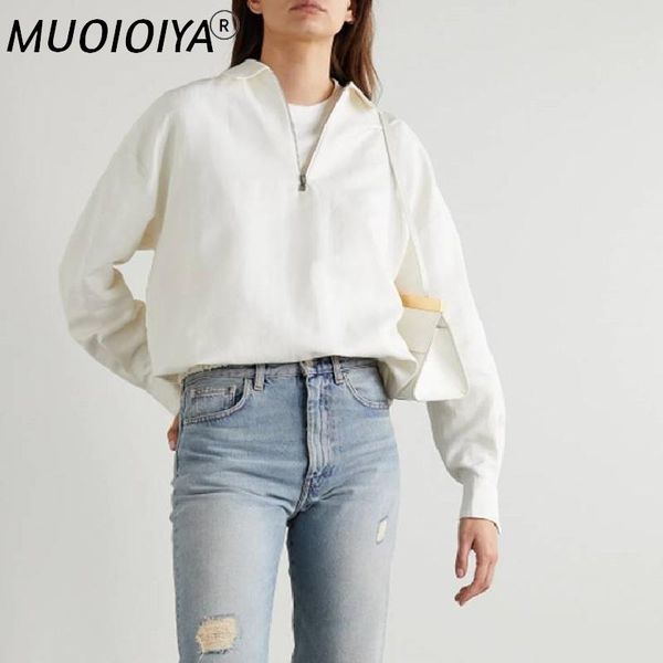 women's jackets women long sleeve loose white jacket 2021 spring elastic hem ladies classic baseball zipper pullover coat, Black;brown
women's jackets women long sleeve loose white jacket 2021 spring elastic hem ladies classic baseball zipper pullover coat, Black;brown
