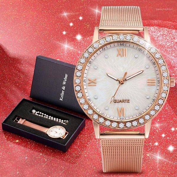 wristwatches rose gold women's watch bracelet set stainless steel mesh band simple business luxury ladies watches, Slivery;brown
wristwatches rose gold women's watch bracelet set stainless steel mesh band simple business luxury ladies watches, Slivery;brown