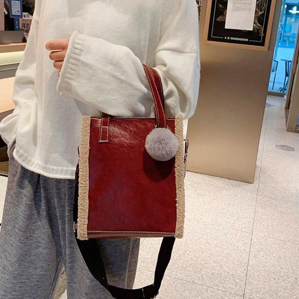 shopping bags pure color hair ball bag lady women wild messenger shoulder europe
shopping bags pure color hair ball bag lady women wild messenger shoulder europe