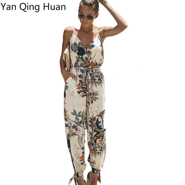 women's jumpsuits & rompers yan qing huan explosive slings one-piece trousers baless waist 2021 v-ne flowers printed solid color jumpsu, Black;white
women's jumpsuits & rompers yan qing huan explosive slings one-piece trousers baless waist 2021 v-ne flowers printed solid color jumpsu, Black;white