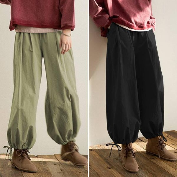 women's pants & capris women cargo autumn trousers zanzea 2021 fashion casual high waist long pantalon palazzo female solid drawstring, Black;white
women's pants & capris women cargo autumn trousers zanzea 2021 fashion casual high waist long pantalon palazzo female solid drawstring, Black;white