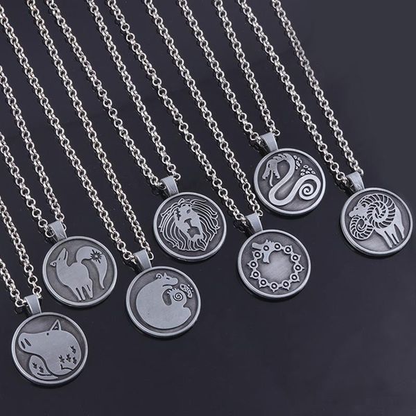 the seven deadly sins tattoos necklace anime peripheral pendant for men women fashion accessories necklaces, Silver
the seven deadly sins tattoos necklace anime peripheral pendant for men women fashion accessories necklaces, Silver