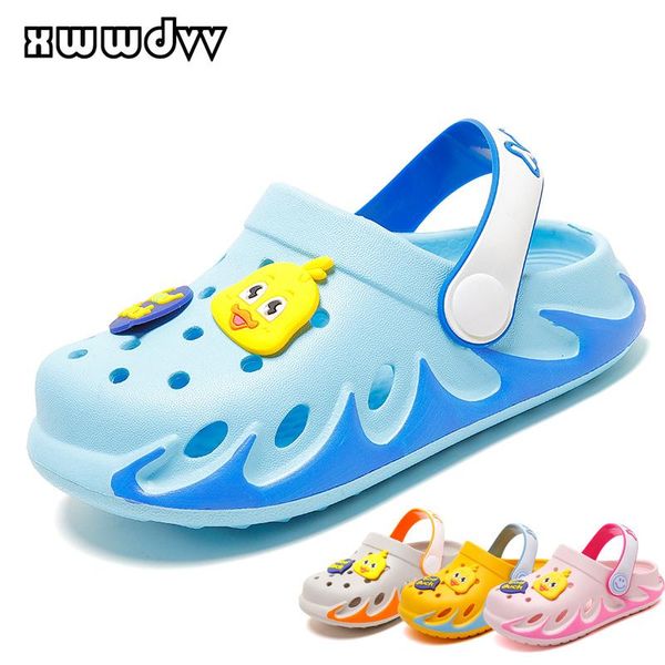 slipper xwwdvv kids slippers cute cartoon garden shoes thick bottom soft comfortable children' hollow boys girls, Black;grey
slipper xwwdvv kids slippers cute cartoon garden shoes thick bottom soft comfortable children' hollow boys girls, Black;grey