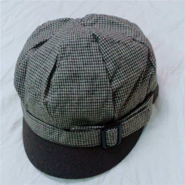 british plaid art beret female print artist leisure autumn and winter fashion thickened pumpkin hat, Blue;gray
british plaid art beret female print artist leisure autumn and winter fashion thickened pumpkin hat, Blue;gray