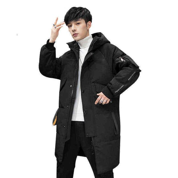 2021 men's medium and long down et hooded winter thickened loose large size youth student fashion brand, Black
2021 men's medium and long down et hooded winter thickened loose large size youth student fashion brand, Black