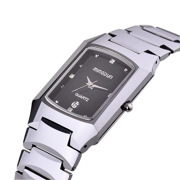 wristwatches men's waterproof tungsten steel rectangular lady quartz watch sapphire mirror business leisure a couple, Slivery;brown
wristwatches men's waterproof tungsten steel rectangular lady quartz watch sapphire mirror business leisure a couple, Slivery;brown