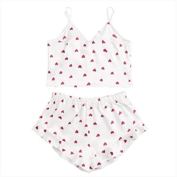 lingerie love heart print womens sleepwears camisole with satin shorts pajama ruffled flounce set summer sleeveless sleepwear underwear, Black;red
lingerie love heart print womens sleepwears camisole with satin shorts pajama ruffled flounce set summer sleeveless sleepwear underwear, Black;red