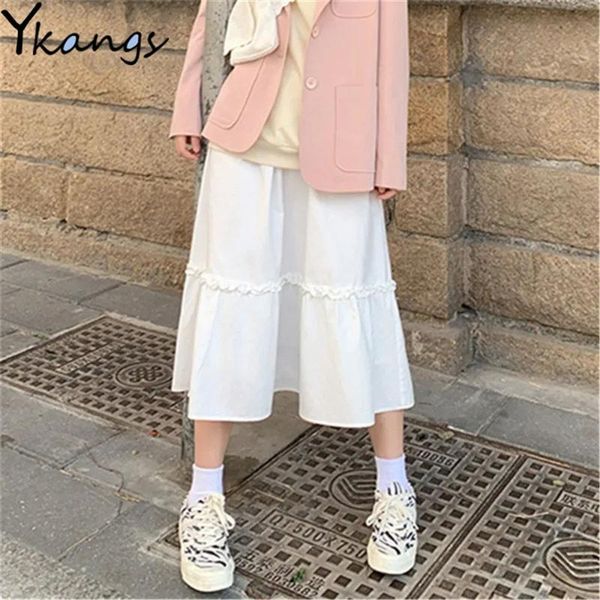 skirts japanese white ruffle boho midi pleated skirt vintage summer black elastic high waist long women cotton spring korean saia
skirts japanese white ruffle boho midi pleated skirt vintage summer black elastic high waist long women cotton spring korean saia