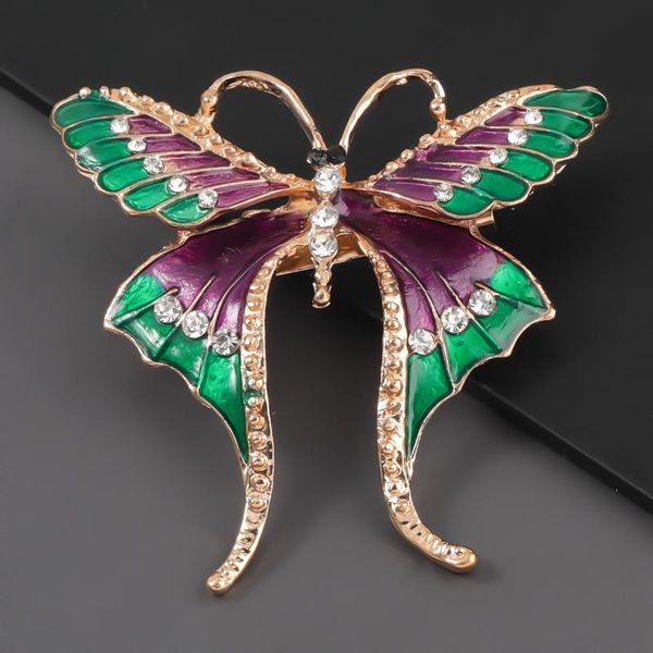 pins, brooches 2021 fashion metal dripping oil cartoon big butterfly brooch female pin party corsage accessories, Gray
pins, brooches 2021 fashion metal dripping oil cartoon big butterfly brooch female pin party corsage accessories, Gray