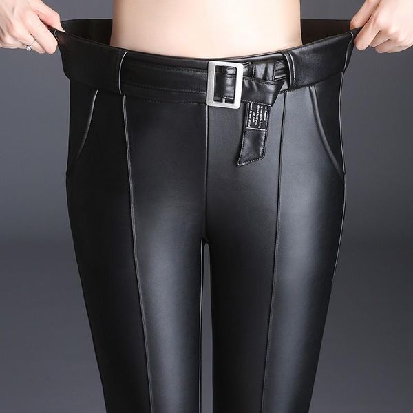 women's pants & capris punk style women winter fleece lining pu leather belted slim fit stretch skinny female trousers large size 5xl t, Black;white
women's pants & capris punk style women winter fleece lining pu leather belted slim fit stretch skinny female trousers large size 5xl t, Black;white