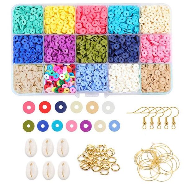 jewelry pouches, bags 6mm flat round polymer clay spacer beads for making bracelets necklace earring diy craft kit, Pink;blue
jewelry pouches, bags 6mm flat round polymer clay spacer beads for making bracelets necklace earring diy craft kit, Pink;blue