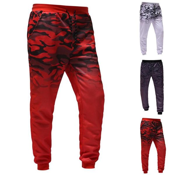 men's pants 2021 men camouflage gradient sports casual sweat joggers leggings long trousers skinny sweatpants, Black
men's pants 2021 men camouflage gradient sports casual sweat joggers leggings long trousers skinny sweatpants, Black