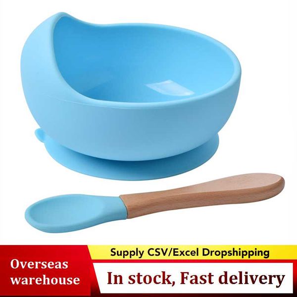 bowls baby silicone feeding set wooden spoon suction bowl plate kids toddler assist tableware bpa high quality
bowls baby silicone feeding set wooden spoon suction bowl plate kids toddler assist tableware bpa high quality