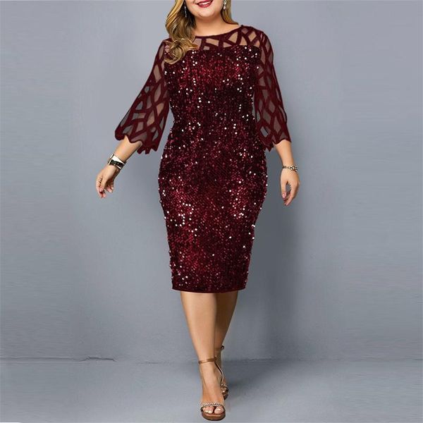 casual dresses plus size dress for women 2021 summer sequin party elegant black wine red evening outfits 3xl 4xl 5xl, Black;gray
casual dresses plus size dress for women 2021 summer sequin party elegant black wine red evening outfits 3xl 4xl 5xl, Black;gray