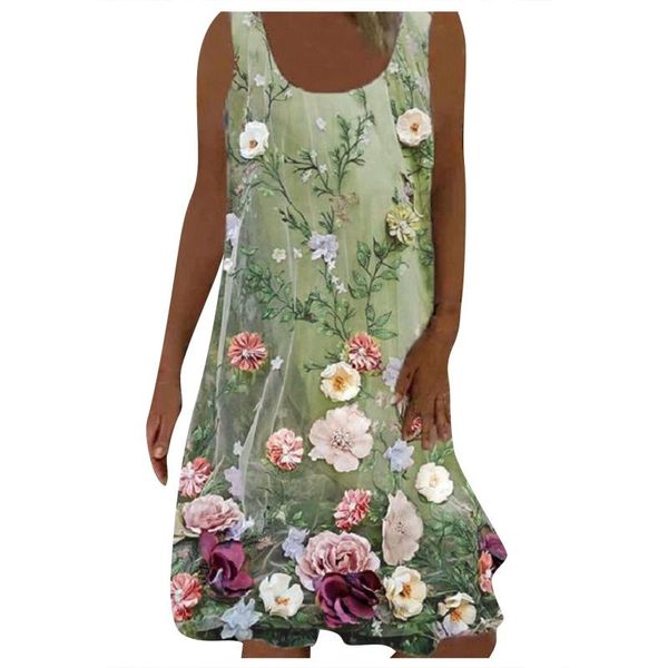 casual dresses summer women's fashion round neck loose print flower sleeveless tank dress vestidos beach sundress, Black;gray
casual dresses summer women's fashion round neck loose print flower sleeveless tank dress vestidos beach sundress, Black;gray