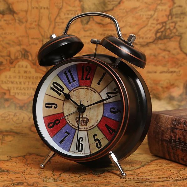 inch retro metal alarm clock simple home bedside luminous student morning gets up bell vintage table other clocks & accessories
inch retro metal alarm clock simple home bedside luminous student morning gets up bell vintage table other clocks & accessories