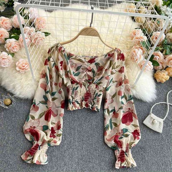 korean fashion women v-neck long sleeve high waist printed chiffon shirt short blusas para mujer blouse r491 210527, White
korean fashion women v-neck long sleeve high waist printed chiffon shirt short blusas para mujer blouse r491 210527, White