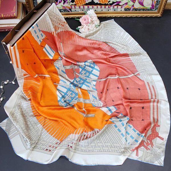 scarves high-end elegant women's fashion temperament stripe two-horse woven love plain satin silk large square scarf shawls, Blue;gray
scarves high-end elegant women's fashion temperament stripe two-horse woven love plain satin silk large square scarf shawls, Blue;gray