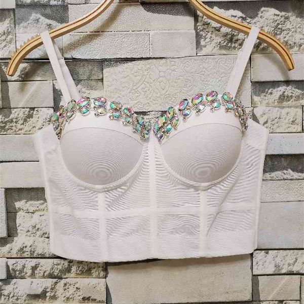 women sparkling mesh chain gemstone vest fashion backless breast-shaping diamonds short bustier crop k701 210527, Black;gray
women sparkling mesh chain gemstone vest fashion backless breast-shaping diamonds short bustier crop k701 210527, Black;gray