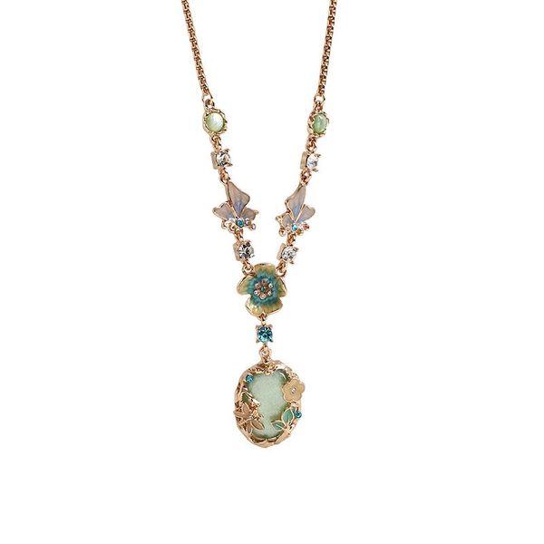 pendant necklaces 99 european and american accessories butterfly love flower drop glaze long necklace sweater chain female, Silver
pendant necklaces 99 european and american accessories butterfly love flower drop glaze long necklace sweater chain female, Silver
