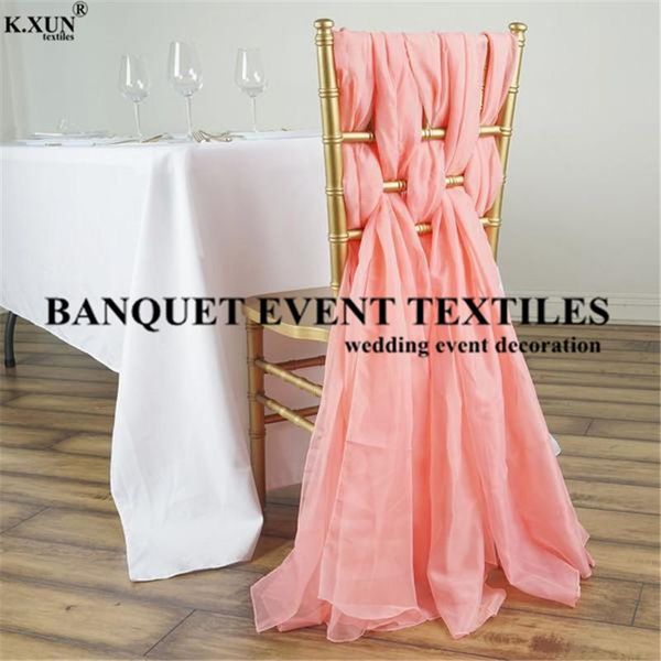 5pcs chiffon chiavari chair sash tie bow cap hood for out door wedding event party banquet decoration sashes
5pcs chiffon chiavari chair sash tie bow cap hood for out door wedding event party banquet decoration sashes