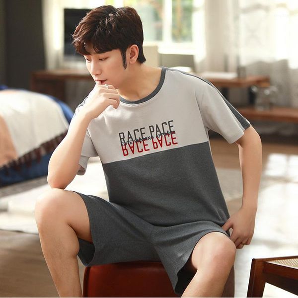 summer short sleeve shorts mens pajamas set 100% cotton print letter homewear casual loose sleepwear home wear plus size 4xl men's, Black;brown
summer short sleeve shorts mens pajamas set 100% cotton print letter homewear casual loose sleepwear home wear plus size 4xl men's, Black;brown