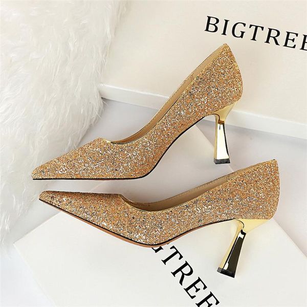 dress shoes luxury designer women pumps 7.5cm stiletto high heels big size sequined wedding bridal sapato feminino, Black
dress shoes luxury designer women pumps 7.5cm stiletto high heels big size sequined wedding bridal sapato feminino, Black