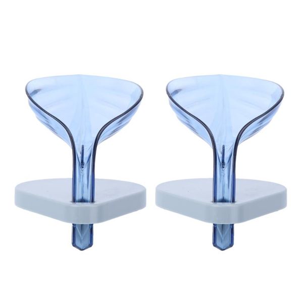 soap dishes 2pcs creative holder leaves shaped box suction cup dish draining rack blue
soap dishes 2pcs creative holder leaves shaped box suction cup dish draining rack blue