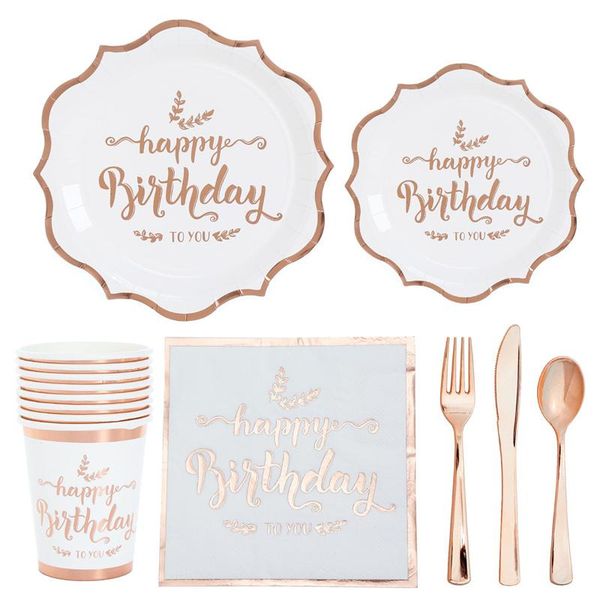 disposable dinnerware rose gold foil dots tablewares paper towel cup plate set birthday party decor wedding tableware
disposable dinnerware rose gold foil dots tablewares paper towel cup plate set birthday party decor wedding tableware
