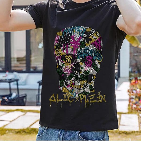 men's t-shirts summer exclusive custom comfortable leisure youth 3d diamond camouflage skull breathable extra large short sleeves, White;black
men's t-shirts summer exclusive custom comfortable leisure youth 3d diamond camouflage skull breathable extra large short sleeves, White;black