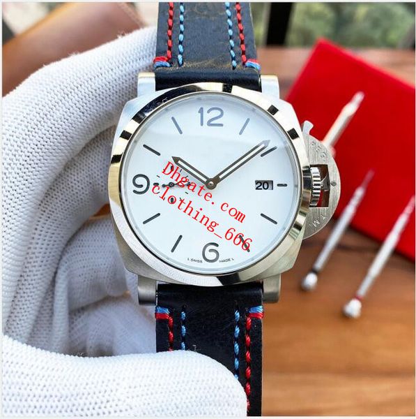 luxury mens watches 2021 classic series lumin0r automatic 44mm 1314 p am01314 black leather strap fashion men's watch wristwatches, Slivery;brown
luxury mens watches 2021 classic series lumin0r automatic 44mm 1314 p am01314 black leather strap fashion men's watch wristwatches, Slivery;brown