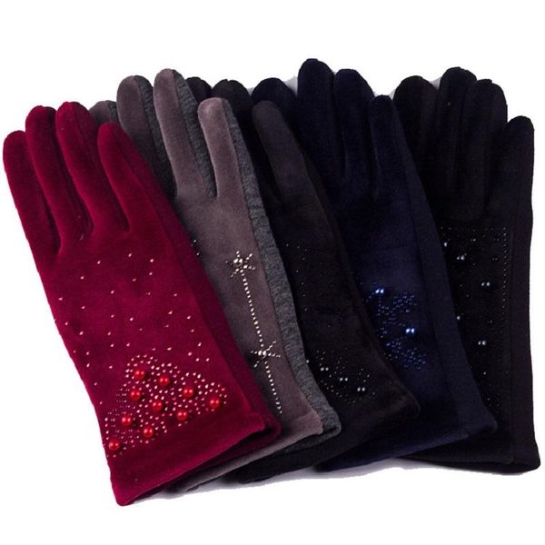 five fingers gloves women winter keep warm touch screen thin si plus velvet inside female elegant soft, Blue;gray
five fingers gloves women winter keep warm touch screen thin si plus velvet inside female elegant soft, Blue;gray