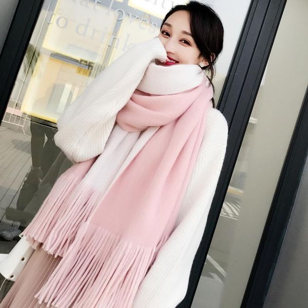 scarves girita patchwork women scarf color cashmere warm ladies shawl wrap autumn winter pashmina female hijab headband, Blue;gray
scarves girita patchwork women scarf color cashmere warm ladies shawl wrap autumn winter pashmina female hijab headband, Blue;gray