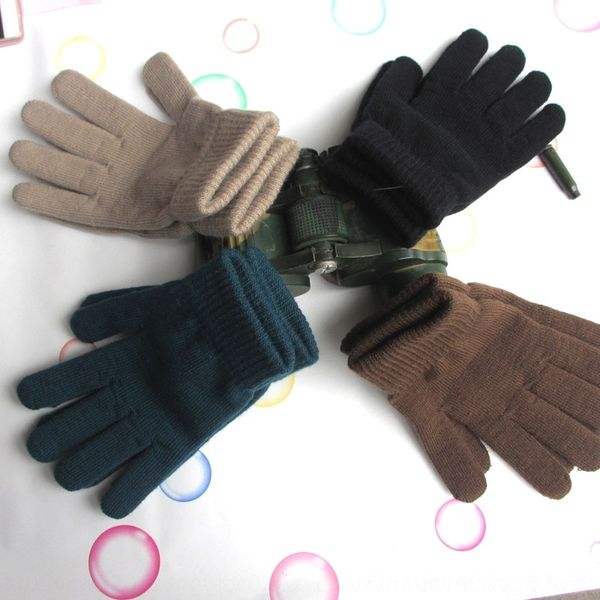 g9te warm warm gloves winter thickened plush mittens elastic knitted five finger hand men' and women' gloves, Blue;gray
g9te warm warm gloves winter thickened plush mittens elastic knitted five finger hand men' and women' gloves, Blue;gray