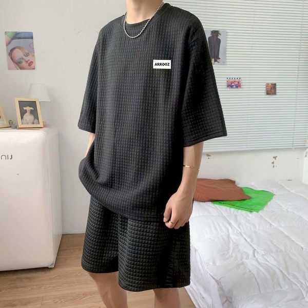 men's tracksuits men sets tide brand shorts summer ins fashion short-sleeved t shirt and 2 piece suit handsome waffle, Gray
men's tracksuits men sets tide brand shorts summer ins fashion short-sleeved t shirt and 2 piece suit handsome waffle, Gray