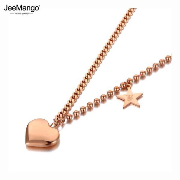 chokers jeemango titanium stainless steel love heart & star charm pendant necklaces trendy bohemia choker necklace for women jn20117, Golden;silver
chokers jeemango titanium stainless steel love heart & star charm pendant necklaces trendy bohemia choker necklace for women jn20117, Golden;silver