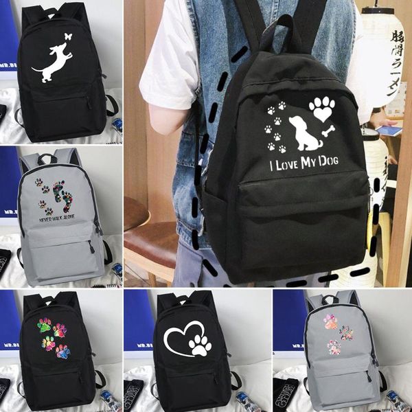storage bags i love my dog girls backpacks student school lapchildren backbag paws print women casual backpack gift
storage bags i love my dog girls backpacks student school lapchildren backbag paws print women casual backpack gift