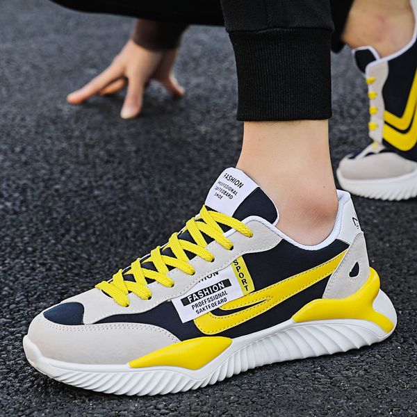 breathable athletic walking hard-wearing men sneakers classic men sports shoes outdoor street men sports shoes