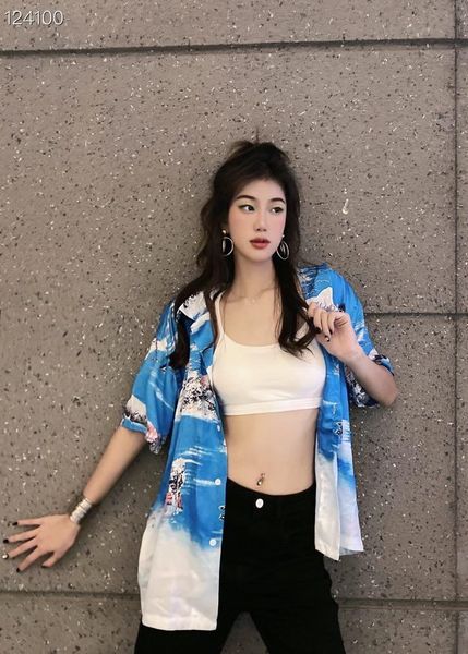 women's blouses & shirts w0995 fashion 2021 runway luxury european design party style clothing, White
women's blouses & shirts w0995 fashion 2021 runway luxury european design party style clothing, White