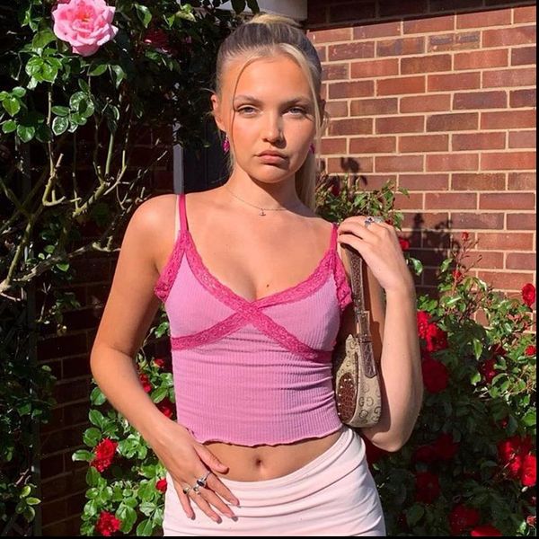 lace sweat cute pink women tank crop casual sleeveless spaghetti strap tee solid orange backless, White
lace sweat cute pink women tank crop casual sleeveless spaghetti strap tee solid orange backless, White
