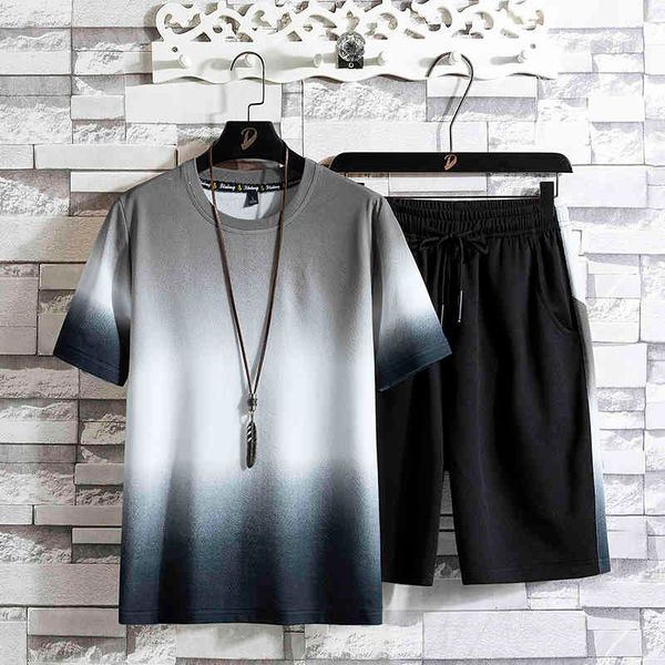 men's tracksuits set of two men's t-shirt pieces, summer design, short sleeve, shorts, suits, ensemble in sweaters, mcax, Gray
men's tracksuits set of two men's t-shirt pieces, summer design, short sleeve, shorts, suits, ensemble in sweaters, mcax, Gray