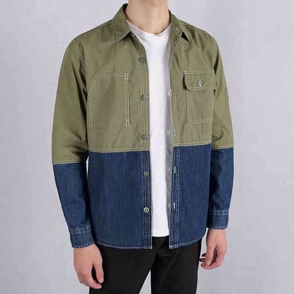 men's t-shirts spring and autumn retro stitching cotton brand denim shirts for men long-sleeved loose shirt mens chemise 9sid, White;black
men's t-shirts spring and autumn retro stitching cotton brand denim shirts for men long-sleeved loose shirt mens chemise 9sid, White;black
