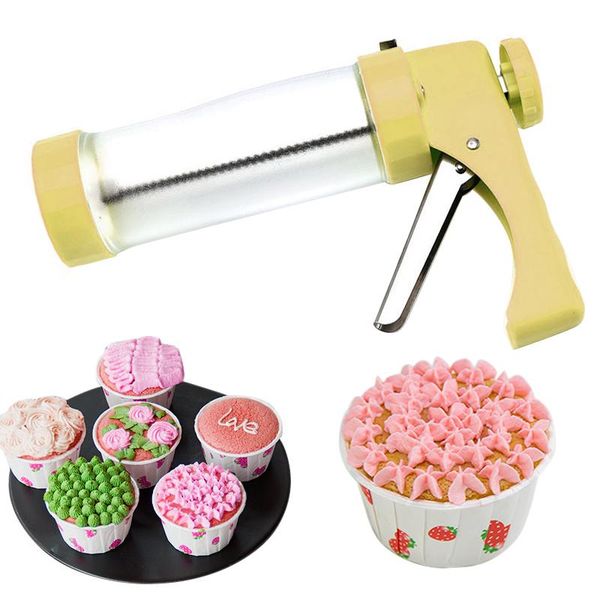 baking & pastry tools cookie press squirt gun with stencil mouth squeeze cream garland cake decoration tool
baking & pastry tools cookie press squirt gun with stencil mouth squeeze cream garland cake decoration tool