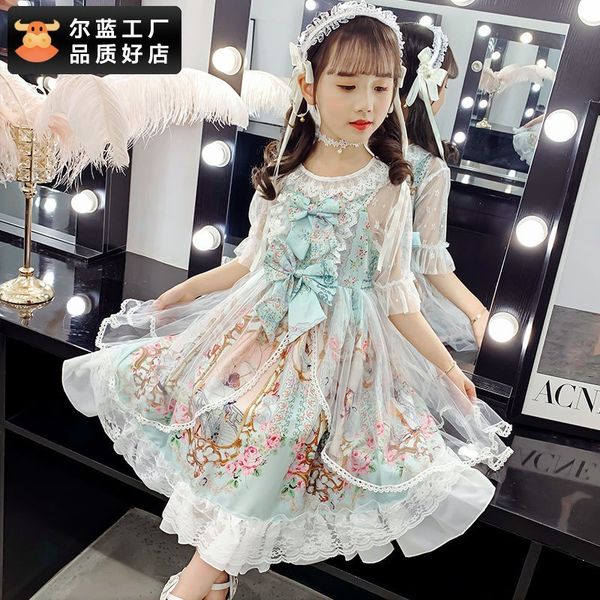 luxury casual dresses girls' lolita princs drs 2021 summer middle school children's skirt little girl's foreign style drs, Black;gray
luxury casual dresses girls' lolita princs drs 2021 summer middle school children's skirt little girl's foreign style drs, Black;gray