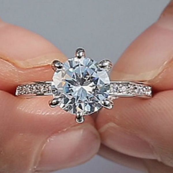 sui bao's six claw single diamond inlaid with round light luxury, elegant and fashionable simulation female ring, Silver
sui bao's six claw single diamond inlaid with round light luxury, elegant and fashionable simulation female ring, Silver