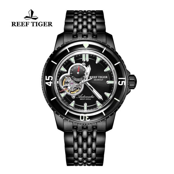 wristwatches reef tiger/rt luxury dive watch for men automatic all black bracelet watches luminous mechanical waterproof 200m, Slivery;brown
wristwatches reef tiger/rt luxury dive watch for men automatic all black bracelet watches luminous mechanical waterproof 200m, Slivery;brown