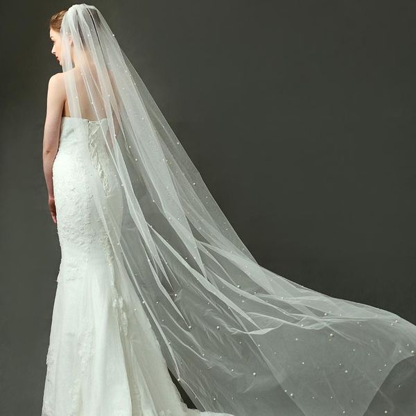 bridal veils 2021 long luxury wedding with crystal and pearl comb 1 layer ivory cathedral veil accessories, Black
bridal veils 2021 long luxury wedding with crystal and pearl comb 1 layer ivory cathedral veil accessories, Black