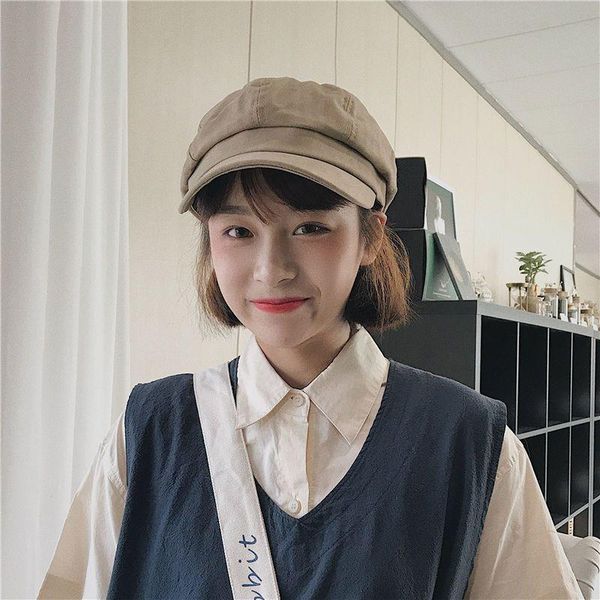 berets art octagonal hat children korean leisure duck tongue beret round face student trend, Blue;gray
berets art octagonal hat children korean leisure duck tongue beret round face student trend, Blue;gray