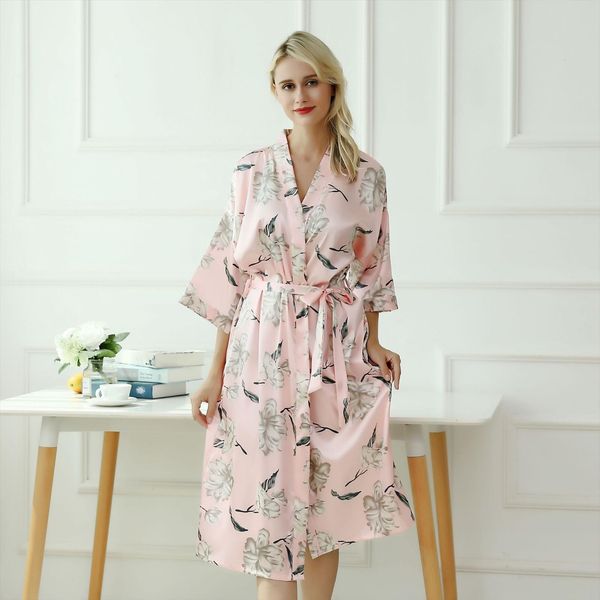 satin loose intimate lingerie womens sleepwears silky bathrobe gown casual bridal party kimono robe homewear nightgown, Black;red
satin loose intimate lingerie womens sleepwears silky bathrobe gown casual bridal party kimono robe homewear nightgown, Black;red