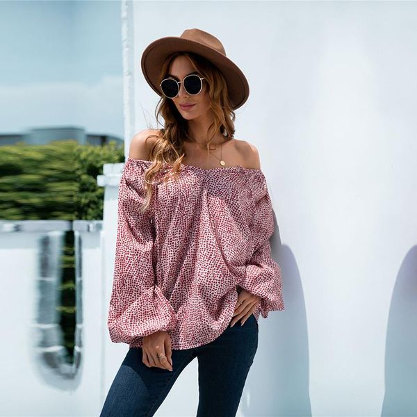 women's blouses & shirts 2021 autumn winter one shoulder lantern sleeve oversized printed for ladies casual all match chic, White
women's blouses & shirts 2021 autumn winter one shoulder lantern sleeve oversized printed for ladies casual all match chic, White